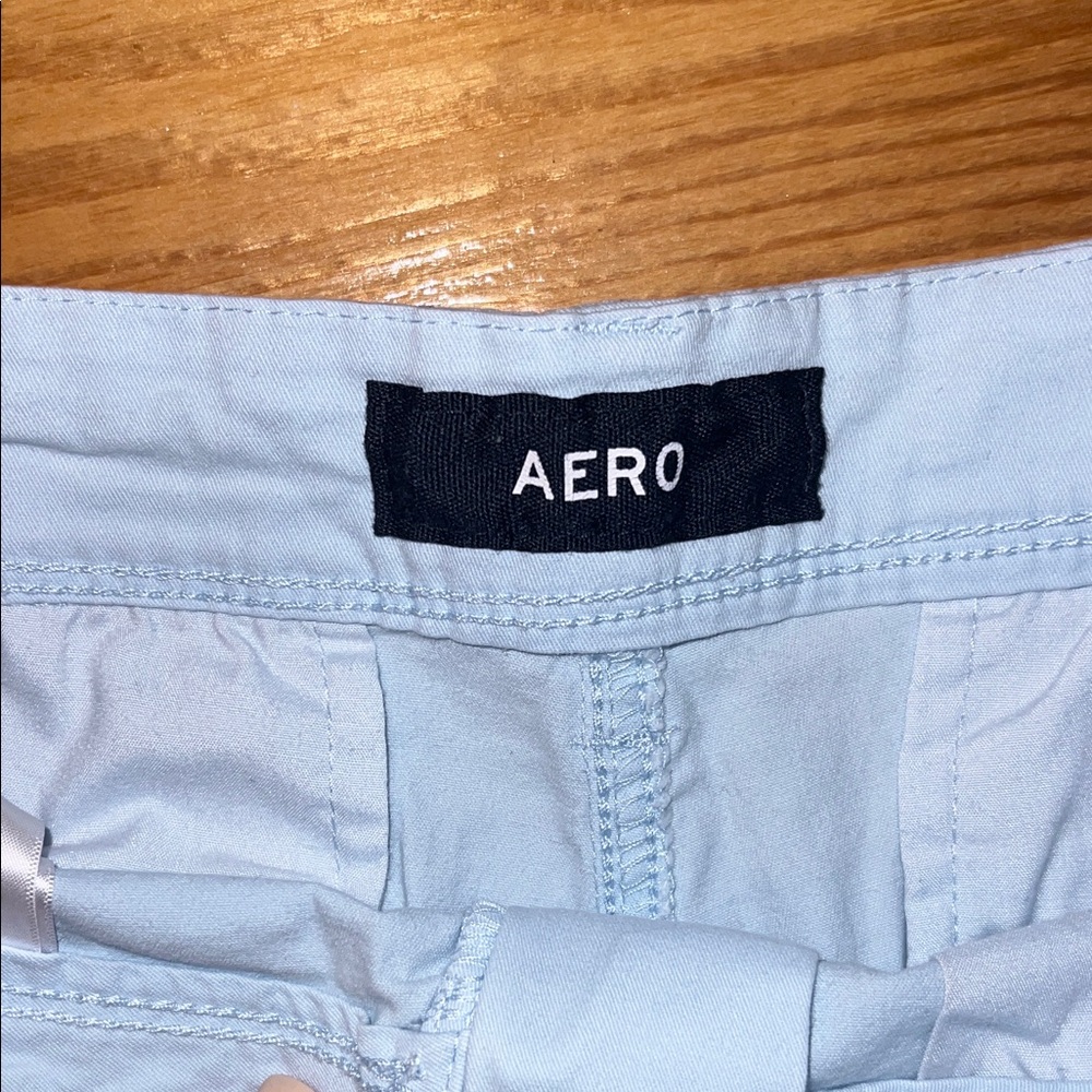 Light Blue Men's Shorts - Picture 2 of 4